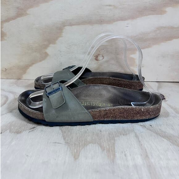 Birkenstock - Madrid Slide - Sandals - Gray/Brown - Women's - 7 - Picture 3 of 9